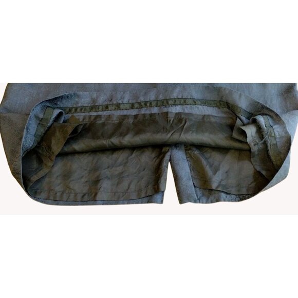 Vintage Skirt 16 Silk Lined Zip Blue - Picture 8 of 10